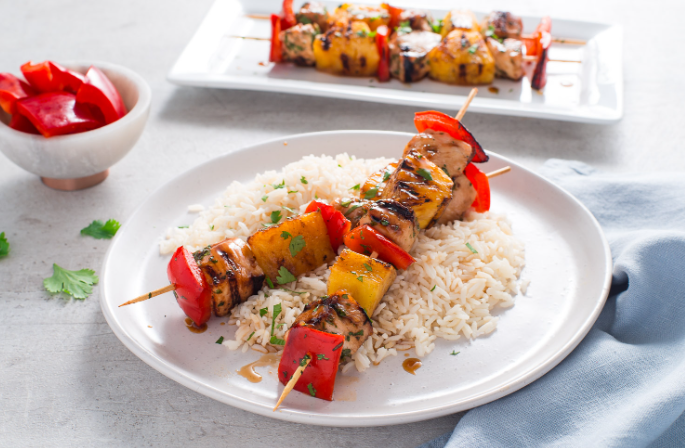 Brochette de Poulet BBQ